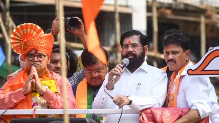 Maharashtra Deputy Chief Minister Eknath Shinde in Mumbai/