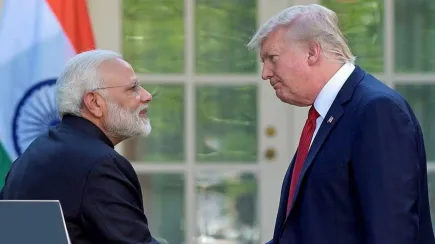PM Modi with Donald Trump 