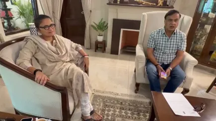 Sushmita Dev met Assam CM Himanta Biswa Sarma after