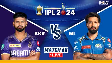 KKR vs MI Live Score IPL 2024