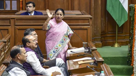 Delhi CM Rekha Gupta slams Atishi in assembly