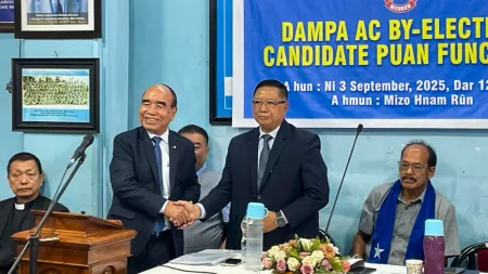 Mizo National Front (MNF) R Lalthangliana wins Dampa Bypoll.