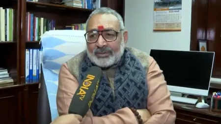 Union Textiles Minister Giriraj Singh speaks to India TV