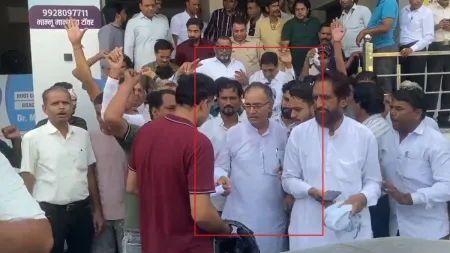 Congress' Bikaner unit chief Madan Gopal Meghwal was