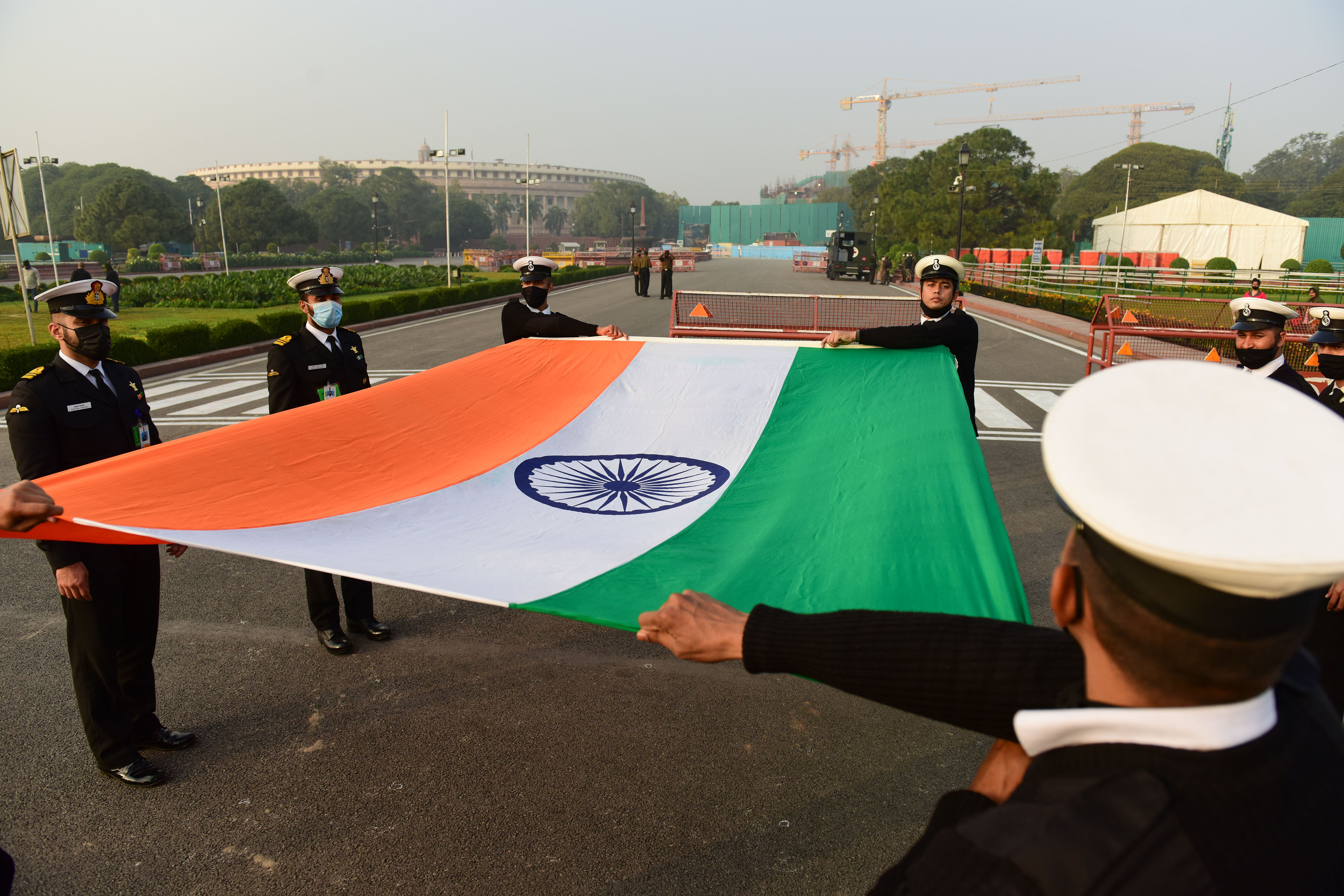 Do you know the correct way to fold the Tricolour