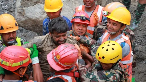 30-year-old Sanjay Sah was rescued on Friday.