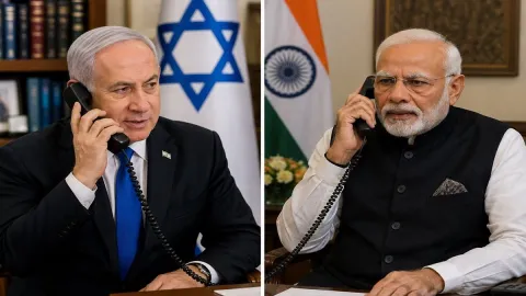 Netanyahu dials PM Modi