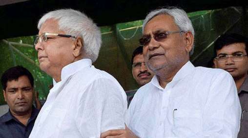 File photo of RJD chief Lalu Yadav and Bihar Chief Minister