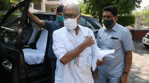 digvijaya singh donates for ram mandir