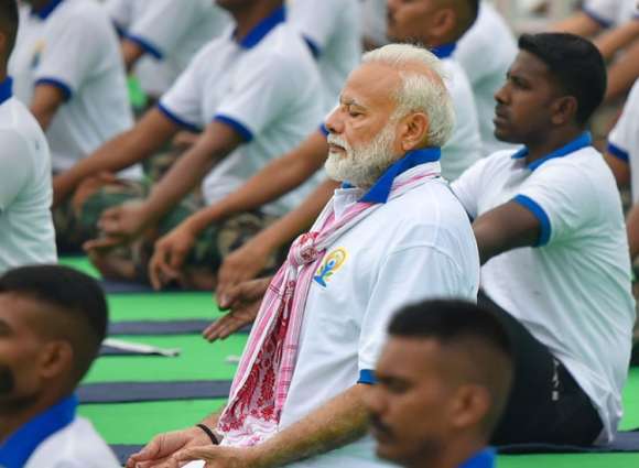 PM Modi leads fifth International Yoga Day 2019  celebrations in Ranchi