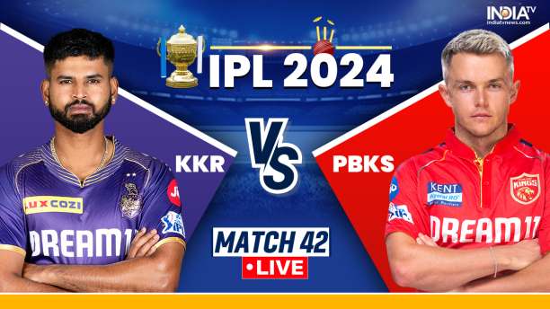 KKR vs PBKS, IPL 2024 Live Score