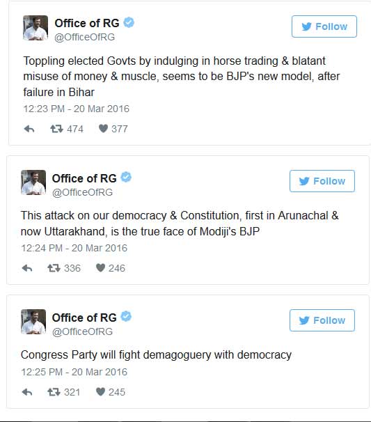 India Tv - Rahul Tweets India Tv - Rahul Tweets