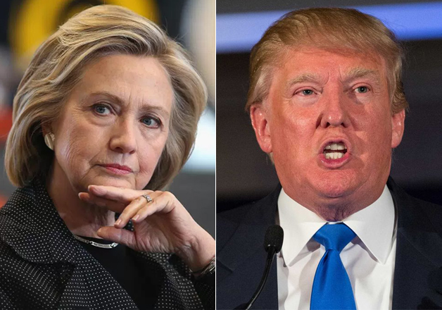 Hillary Clinton and Donald Trump