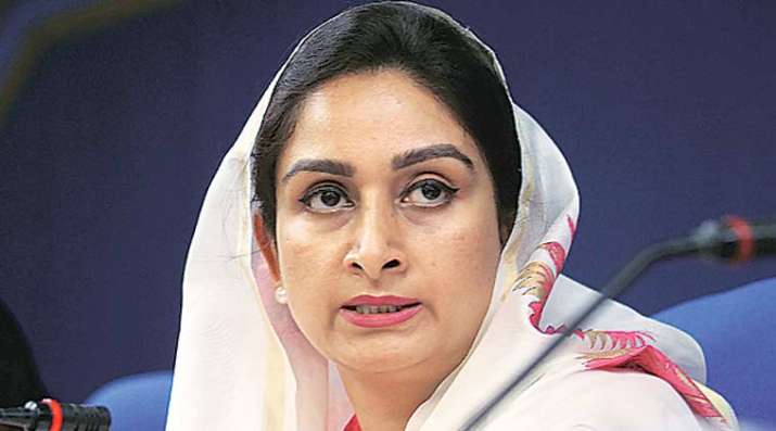 Harsimrat Kaur Badal, Union Minister for Food Processing