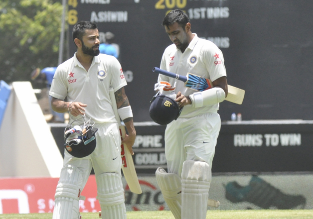 Virat Kohli and Ravichandran Ashwin