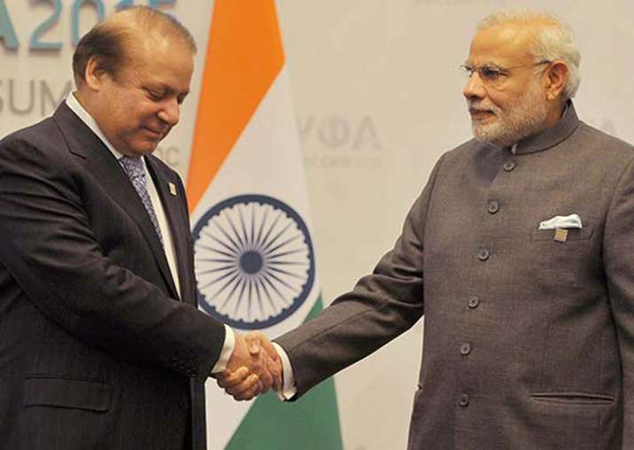 PM Modi with Pak PM Nawaz Sharif