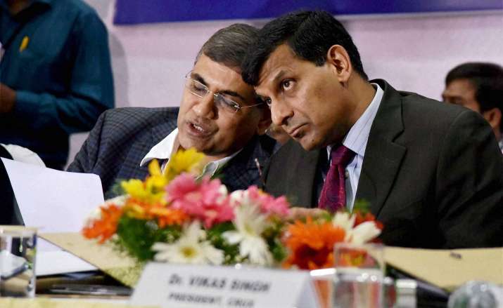 RBI Governor Raghuram Rajan with W R Reddy, Director