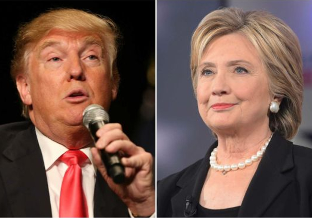 Donald Trump and Hillary Clinton