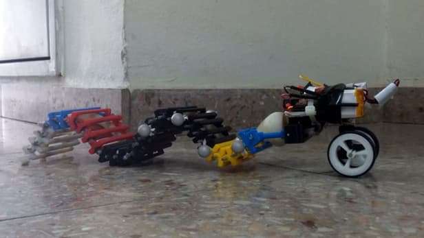 Single-motor robot