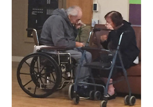 Elderly couple separated by health care after 62 years of
