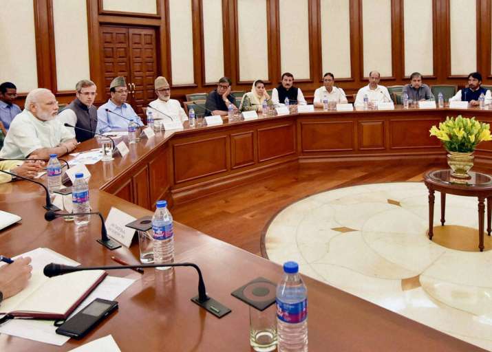 Narendra Modi meeting delegation of JK Opposition parties