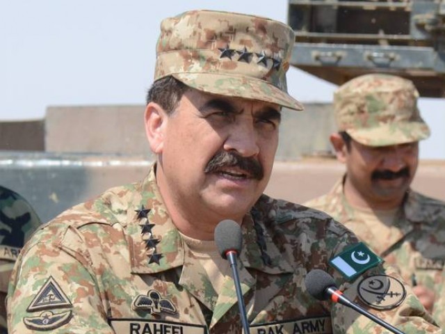 Pakistan army chief General Raheel Sharif
