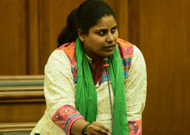 AAP MLA Sarita Singh