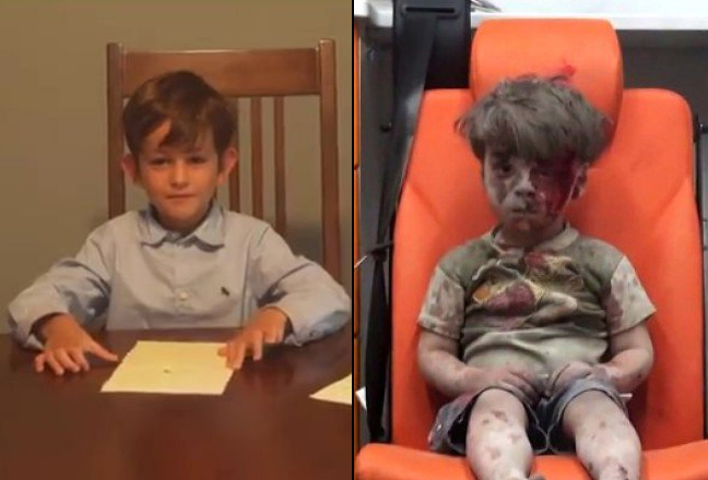 6 Year Old Wants Obama To Bring Wounded Syrian Boy To His Home World News India Tv