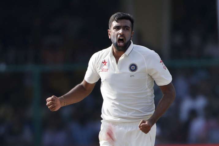 Ashwin celebrates wicket of Kane Williamson on 4th day of