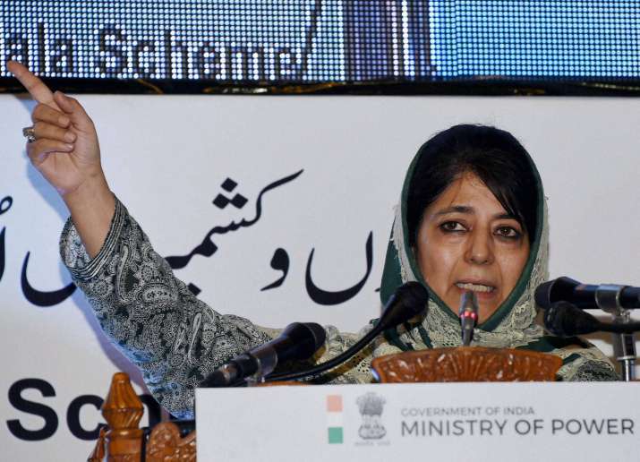 Jammu and Kashmir Chief Minister Mehbooba Mufti