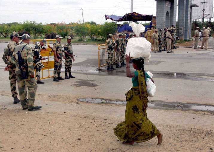BSF personnel deployed at Karnataka-TN border in view of