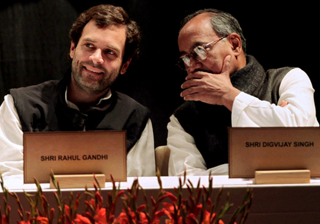 Rahul Gandhi and Digvijaya Singh