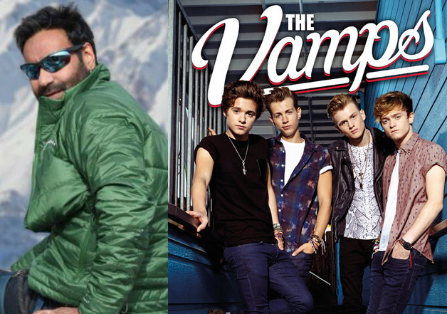 Ajay Devgn teams up with US music band ‘The Vamps’ for