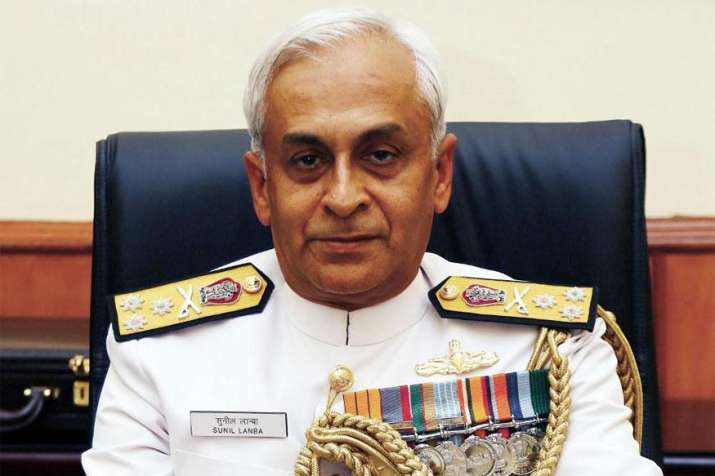Navy chief Sunil Lanba