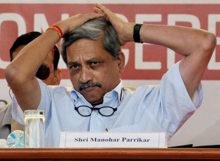 Image result for Manohar Parrikar targeted for his statements after surgical strikes