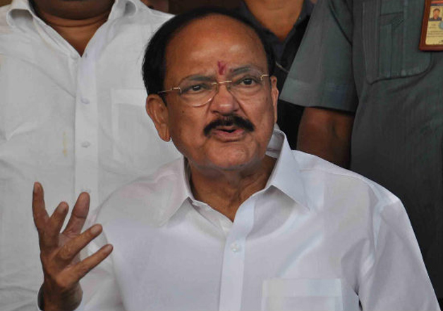 File photo - Union Minister Venkaiah Naidu speaks to media