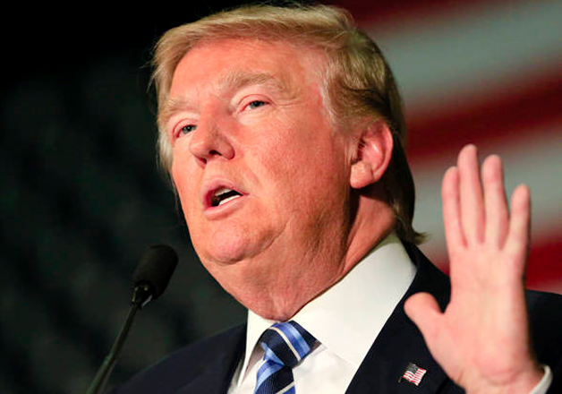 File pic US President-elect Donald Trump