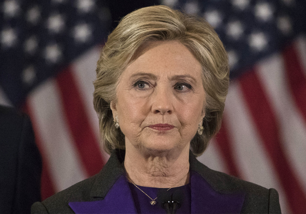 Hillary Clinton speaks at an event in NY where she conceded