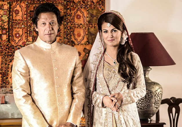 File pic - Imran Khan and Reham wedding