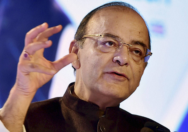 Arun Jaitley addresses during the 2nd day of India- UK Tech