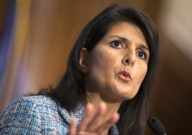 File pic of Nikki Haley