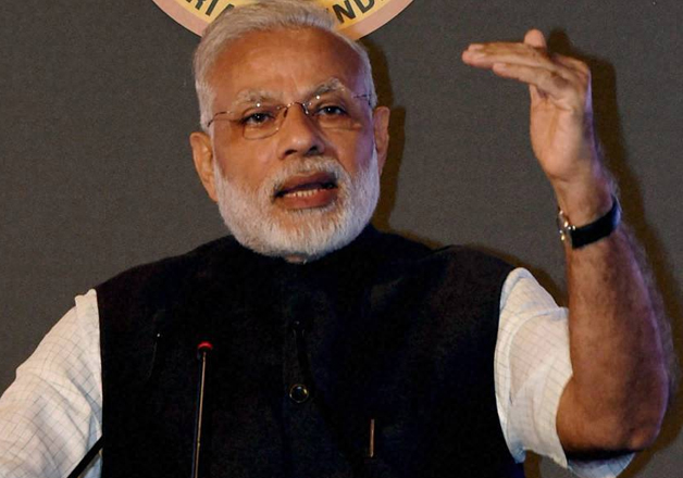 File pic - PM Narendra Modi speaks at an event in New Delhi
