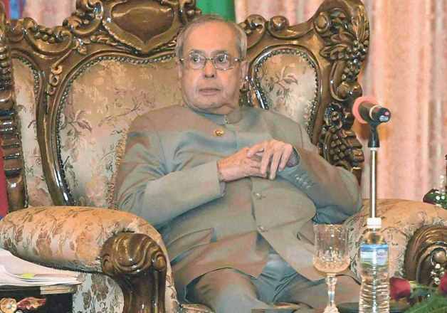File pic - President Pranab Mukherjee in Nepal on three-day