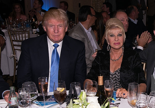 File pic - Donald Trump and Ivana Trump