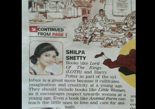 Shilpa Shetty thinks George Orwell's 'Animal Farm' is a book for children, gets trolled | Bollywood News – India TV Shilpa Shetty thinks George Orwell's 'Animal Farm' is a book for children, gets trolled | Bollywood News – India TV
