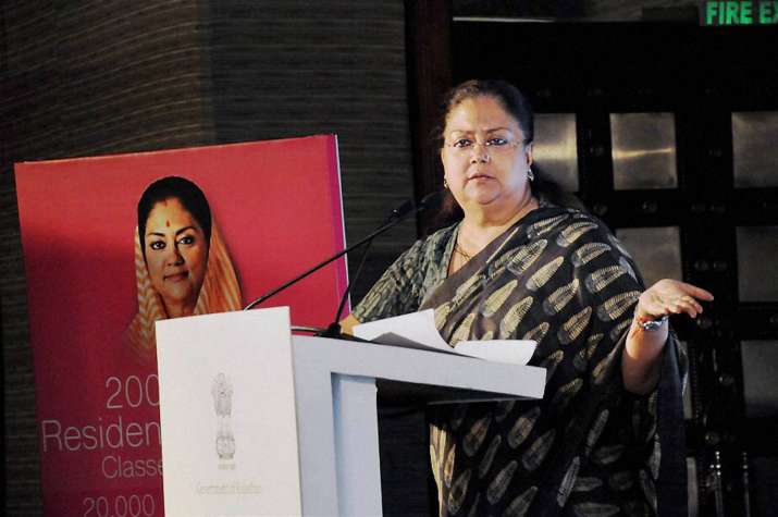 Vasundhara Raje govt has referred controversial bill to