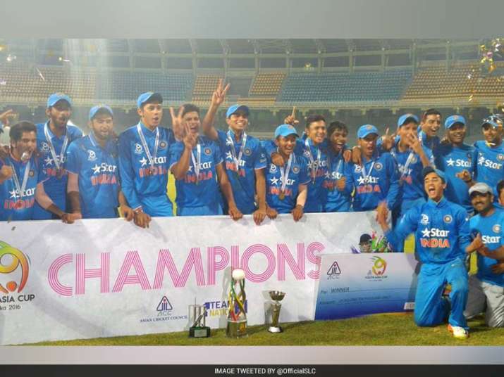 Under 19 Asia Cup India Thrash Sri Lanka By 34 Runs To Clinch Title Cricket News India Tv