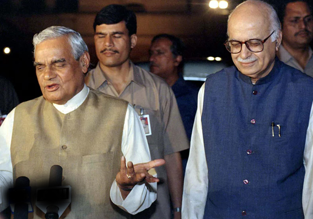 File pic - Atal Bihari Vajpayee and LK Advani