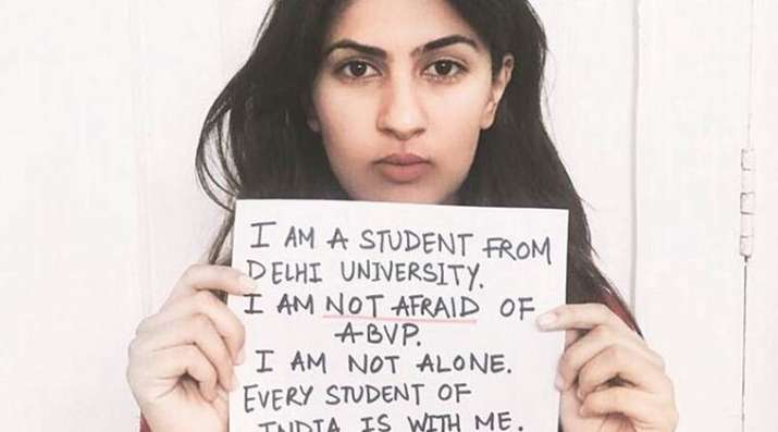 Gurmehar Kaur withdraws from campaign, tweets ‘this is