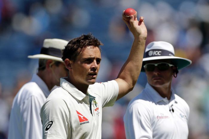 Aussie left-arm spinner Steve O'Keefe grabbed a sensational